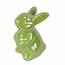 Húsvéti kerámia nyuszi Greeny zöld, 8 cm