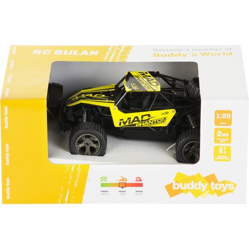Buddy Toys BRC 20.421 RC Bulan távirányítós autó, sárga