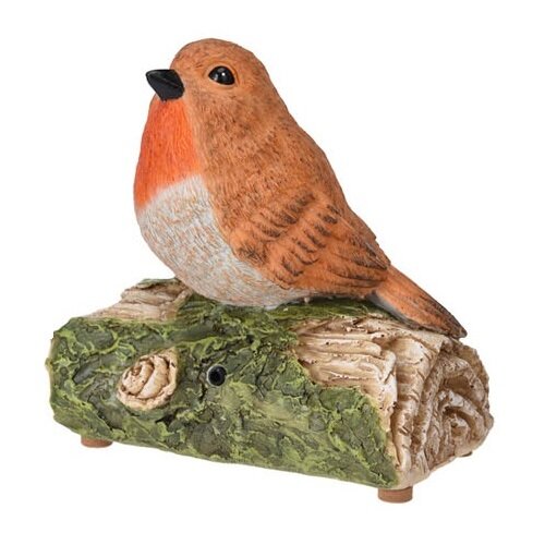 Садовий декор Пташка зі звуком, 13,5 x 7x 13 см