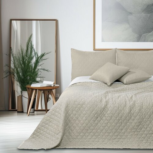DecoKing Tagesdecke Alhambra Beige, 170 x 210 cm