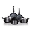 Banquet 7-teiliges Aluminium-Kochgeschirr-Set, Black Stone