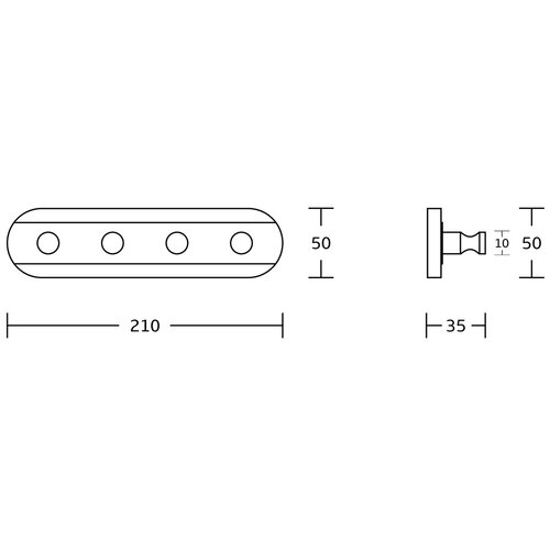 AQUALINE SB124 Samba štirihak, srebrna