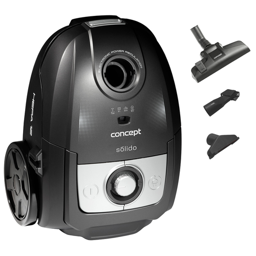 Concept VP8072 vreckový vysávač Solido 700 W, sivá