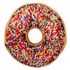 Pernă cu formă aparte Donut topping colorat, 38 cm