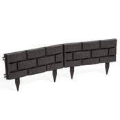 Zahradní palisáda - obrubník hnědá, 2,2 m