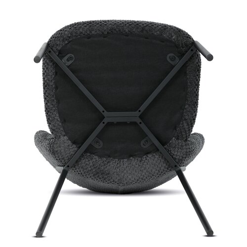Esszimmerstuhl-Set Bouclé CT-W1077 GREY2, 4 Stück