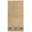 Prosop de mâini Hearts maro, 50 x 100 cm