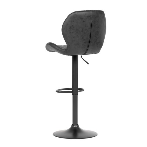 Scaun de bar B-431 BK3, negru