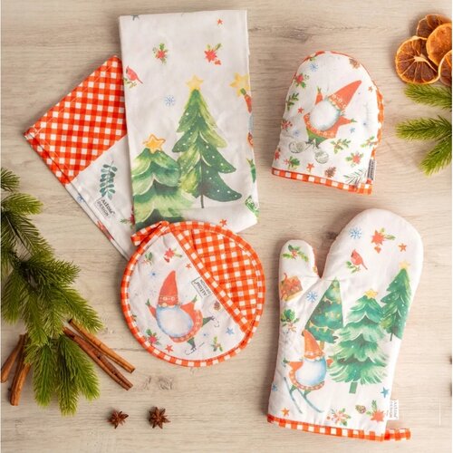 Altom Kuhinjska krpa Winter Gnomes 45 x 60 cm