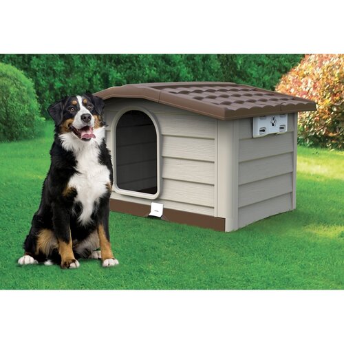 Hundehütte Bungalow Beige, 110 x 94 x 77 cmbeige,