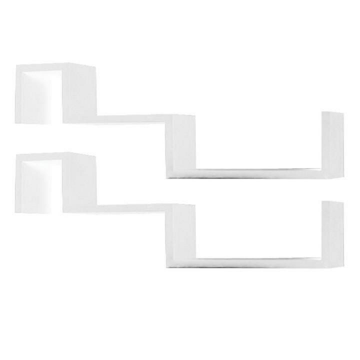 Tempo Kondela Polica Fri biela, sada 2 ks