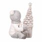 Decorațiune de Crăciun Băiețel lângă brad culumină LED, ceramică MgO, 39 cm