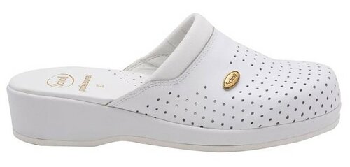Scholl CLOG BACK GUARD - egészségügyi papucs PROFESSIONAL, méret 38, fehér