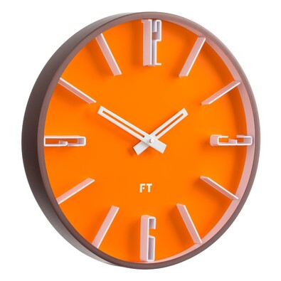 Future Time FT6010OR Numbers Designové nástenné hodiny, pr. 30 cm