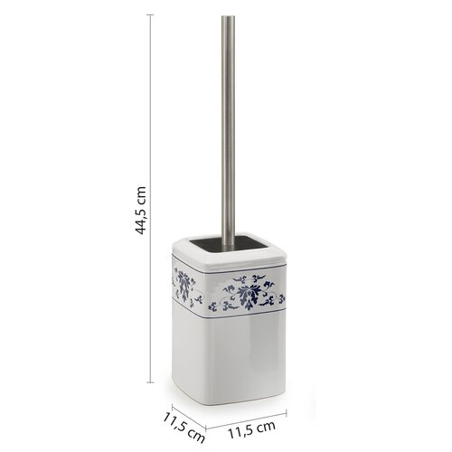 GEDY CX3389 Cixi WC krtača za postavitev,porcelan, bela/modra