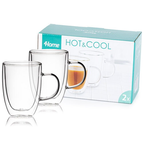 4Home Termo sklenice Cuppa Hot&Cool 310 ml, 2 ks