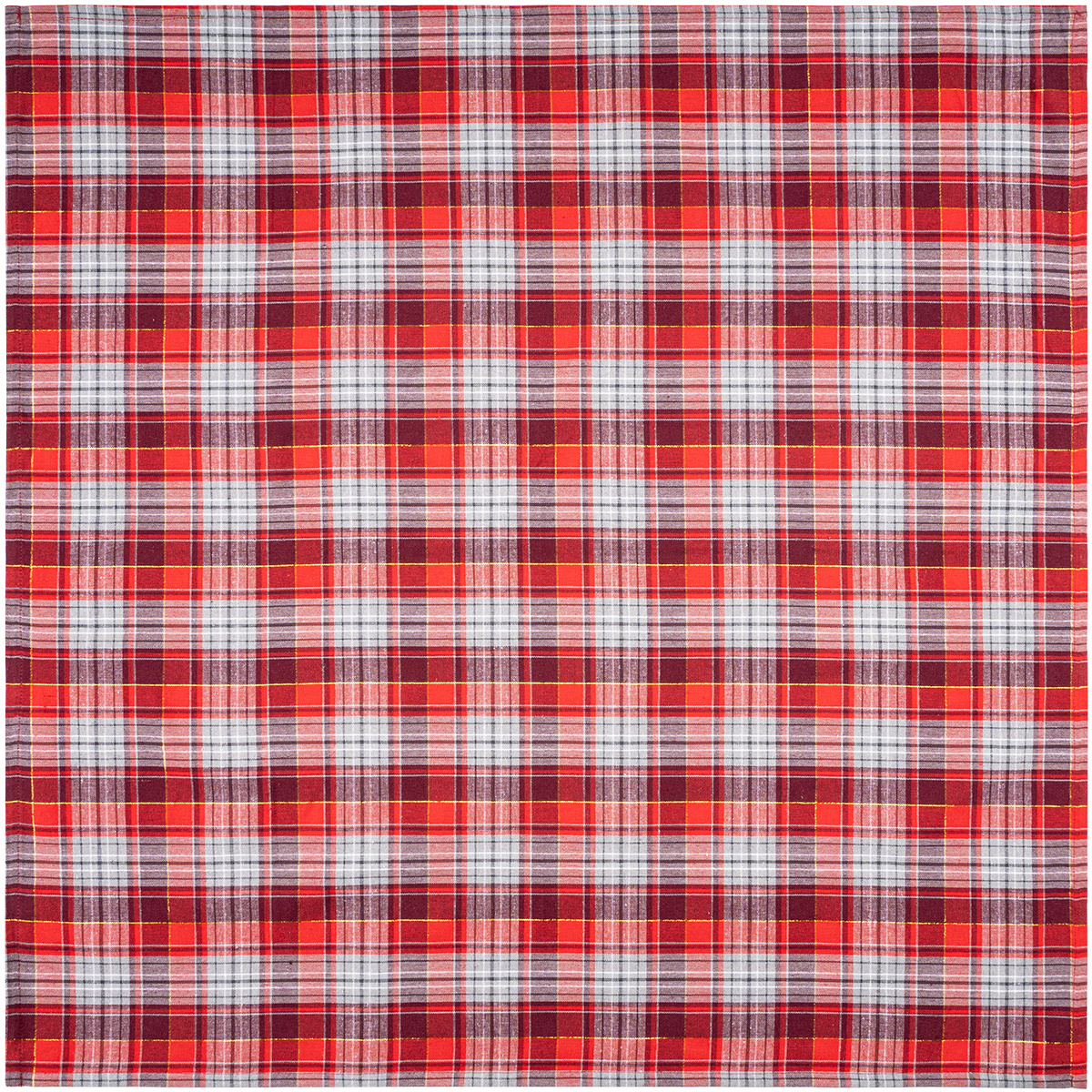 Home Elements Karo abrosz piros és szürke, 90 x 90 cm akciós termékkép 1