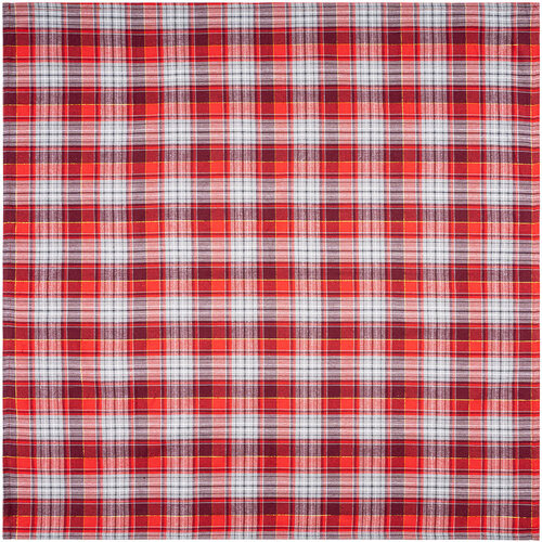 Home Elements Prt Káro rdeče-siva, 90 x 90 cm