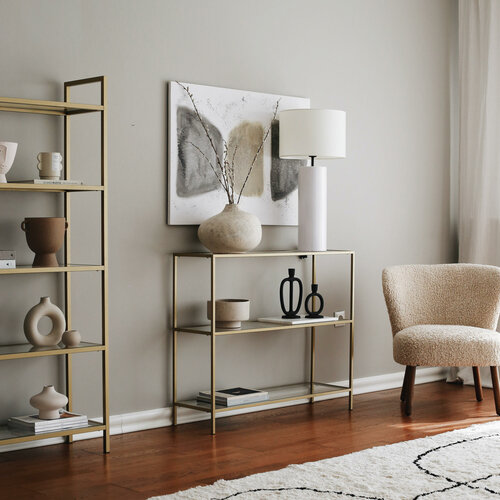 Metallregal D101, gold