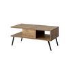 Stolik konferencyjny Bukle Atlantic Pine and Black