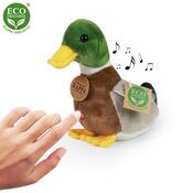Rappa Pluszowa kaczka z dźwiękiem, 17 cm ECO-FRIENDLY