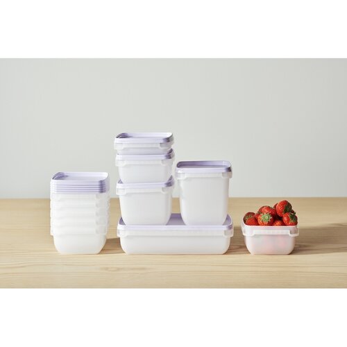 SmartStore Dosen-Set aus Kunststoff Freezer, 4 Stück, Lavendel, 750 ml