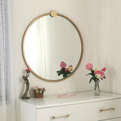 Gold Metal Ayna tükör 60 cm