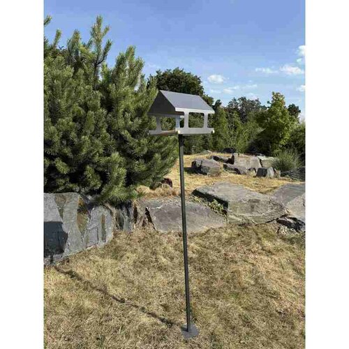 Hrănitoare pentru păsări Nido 30 x 25 x 23 cm, corten CORGARDEN 1039