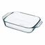 Pyrex üveg sütőedény 4 l, 39 x 25 x 7 cm, 39 x 25x 7 cm