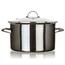 Banquet Hrniec smaltovaný METALLIC Black 26 cm, 6 l, s pokrievkou