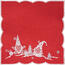 Vánoční ubrus Skřítci červená, 35 x 35 cm