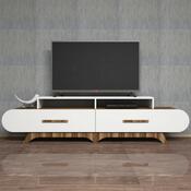Televizní stolek Flora White and Walnut