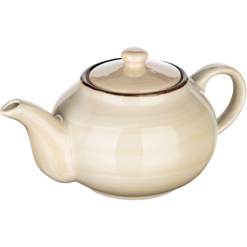 Banquet Keramični čajnik PALAS, 1 l, kremasta