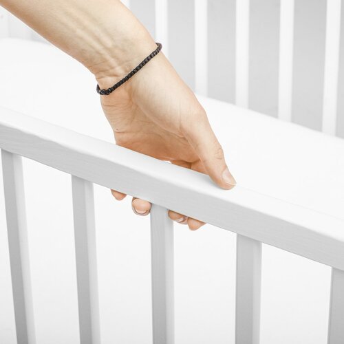 Pătuț pentru copii New Baby Lilly cu sertar, alb