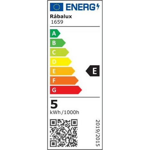 Rabalux Dekoratívna LED filament žiarovka, jantárová, E27, ST58, 5,4 W, 600lm