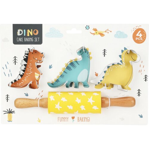 La Cucina Otroški set za peko Dino, 4 kos