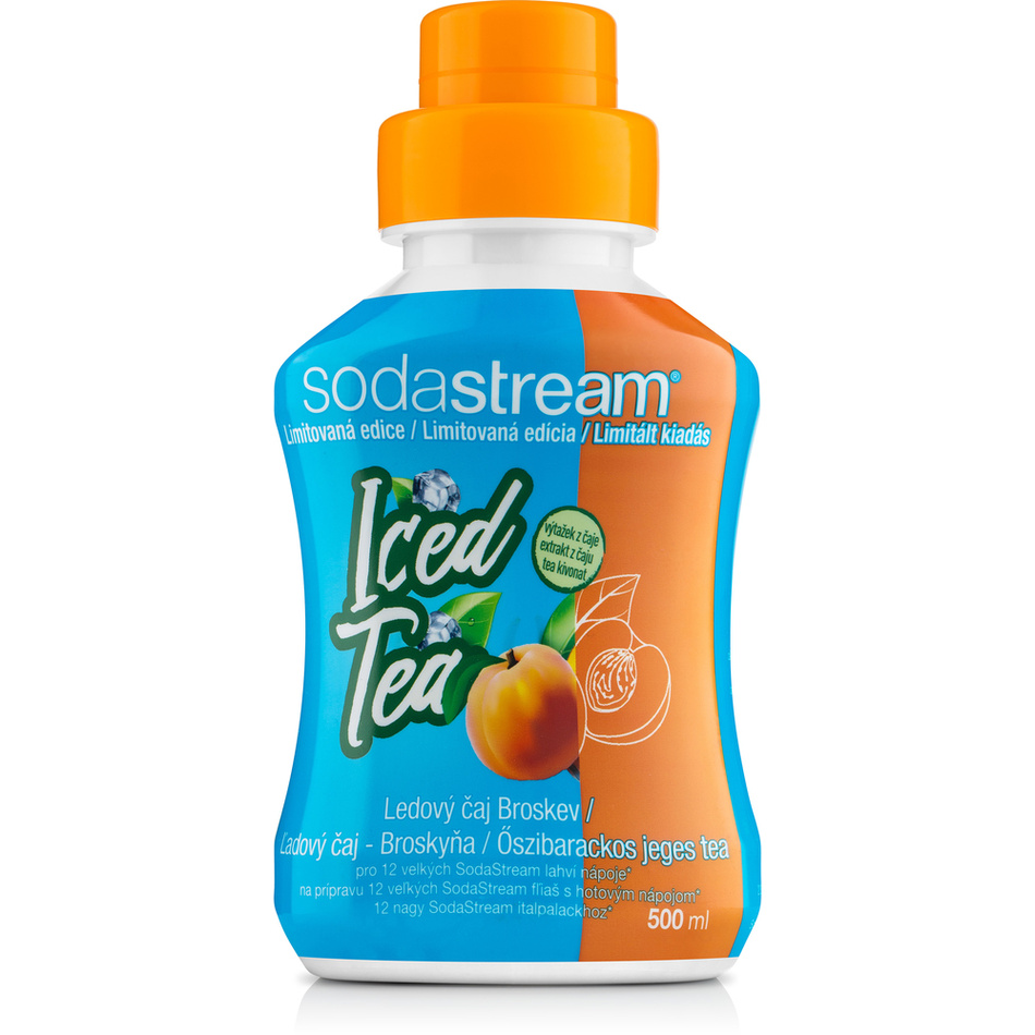 Fotografie Sodastream Příchuť Ledový čaj broskev 500ml 1 x 500 ml