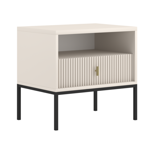 Nachttisch MAGIRA, cremefarben