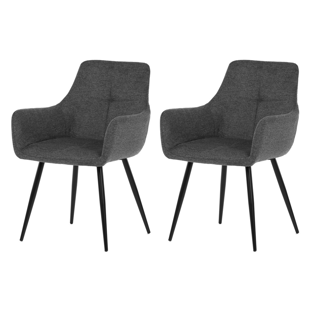 DCH-226 GREY2 étkezőszék szett, 2 db