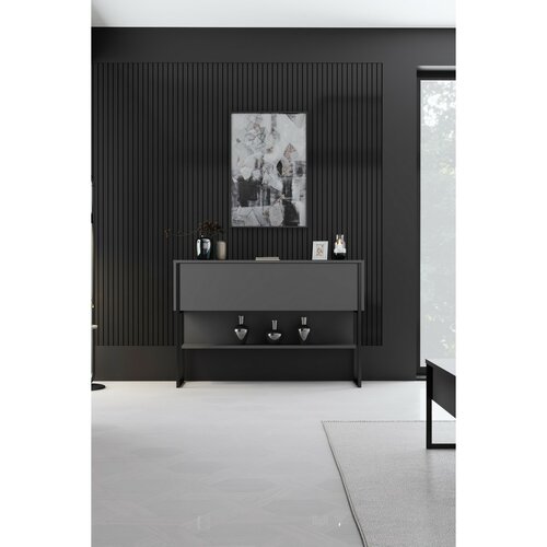 Komoda Luxe Anthracite and Black