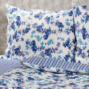 Lenjerie pat 1 pers. Flower, bumbac,  140 x 200 cm, 70 x 90 cm
