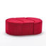 Taburet Alya Puf Red