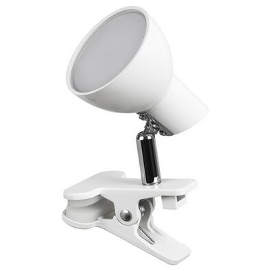 Rabalux 1477 klip-on LED stolní lampa Noah, bílá