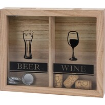 Dřevěná dekorace Drinks, 25,5 x 21,5 cm Dřevěná dekorace Drinks, 25,5 x 21,5 cm