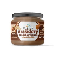 Dr.Natural Arašídový krém belgická čokoláda slaný karamel, 220 g