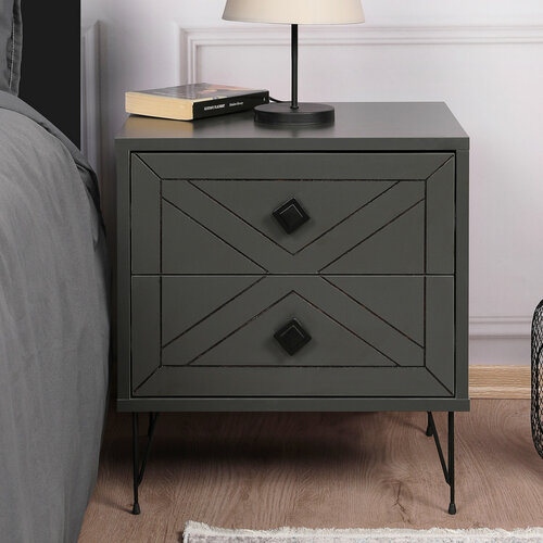 Nachttisch Luna Anthracite