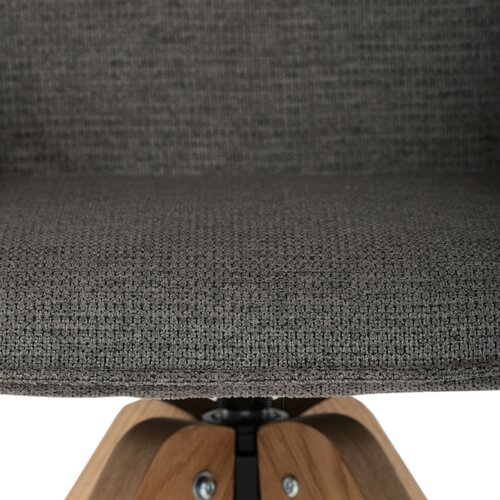 Scaun de sufragerie DCH-C2148 GREY2 cu materialimpermeabil