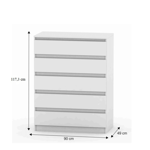 Komoda HANY NEW 005, biały
