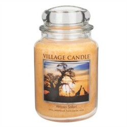 Village Candle Świeczka zapachowa Bursztynowe tony – Amber Woods, 269 g