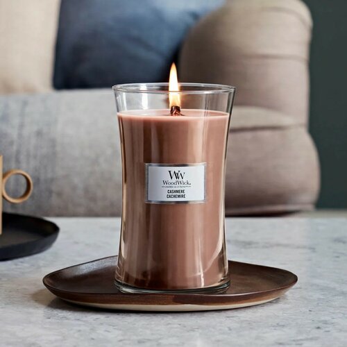 Woodwick Vonná svíčka váza velká Cashmere, 609 g